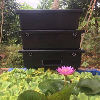 Lọc baki 3 tầng. Khay nhựa baki - Lọc giàn mưa baki