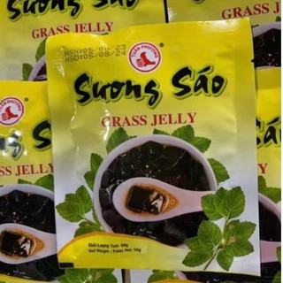 Combo 5 gói Bột sương sáo, bột làm thạch Tuấn Phương,  gói 50g