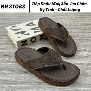 Dép Quai Kẹp Nam Doctor Da Mới. Được Khâu Chỉ Biển Xung Quanh Rất Chắc Chắn Và Cao Cấp Nhung Dép