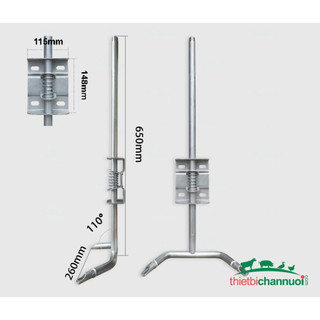 Cây uống nước đôi Inox 201 (66cm), 2 núm, Có bát điều chỉnh