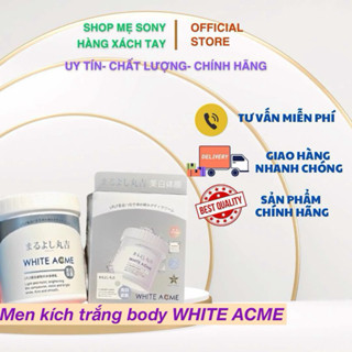 Men ủ kích trắng body WHITE ACME 500gram