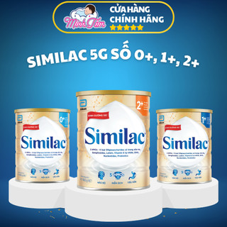  Sữa bột Similac 5G số 0+ 1+ 2+  850g  - Phát triển toàn diện 