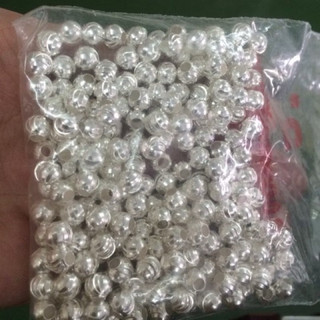 Combo 100 viên bi bạc khía 5ly - Bi bạc ta