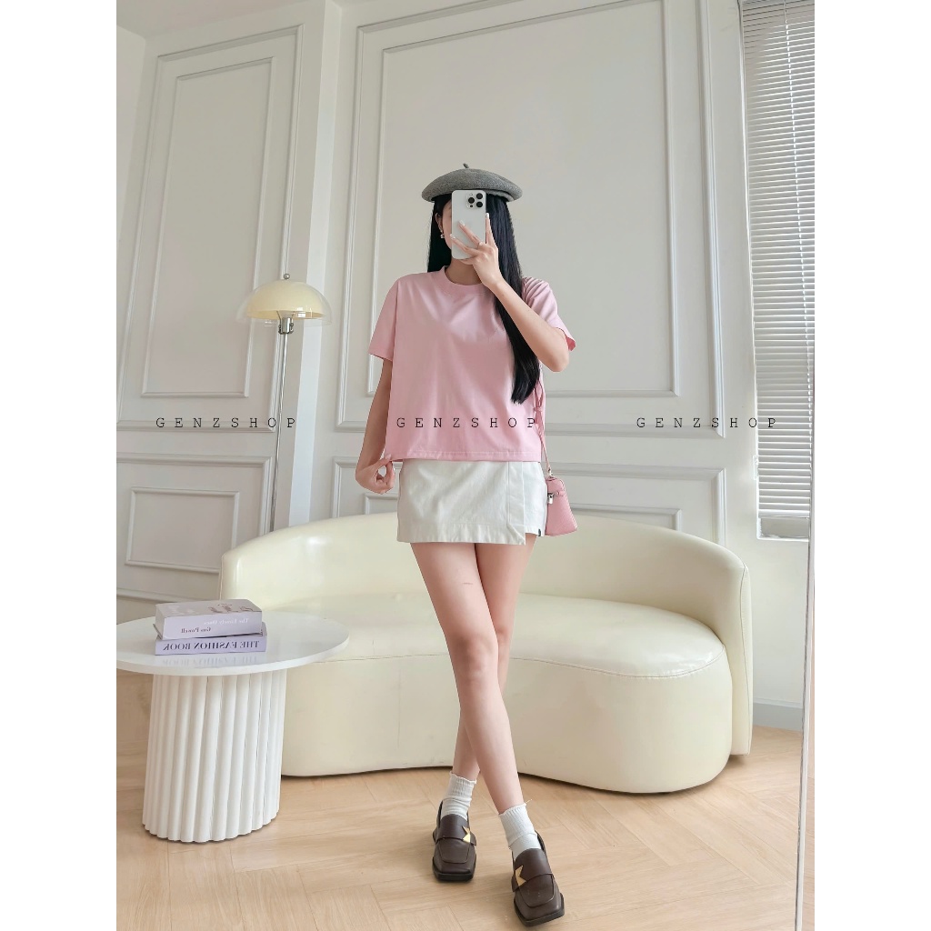 ÁO THUN CRT BOXY FORM RỘNG DÁNG LỠ DỄ PHỐI ĐỒ BST2025 | BigBuy360 - bigbuy360.vn