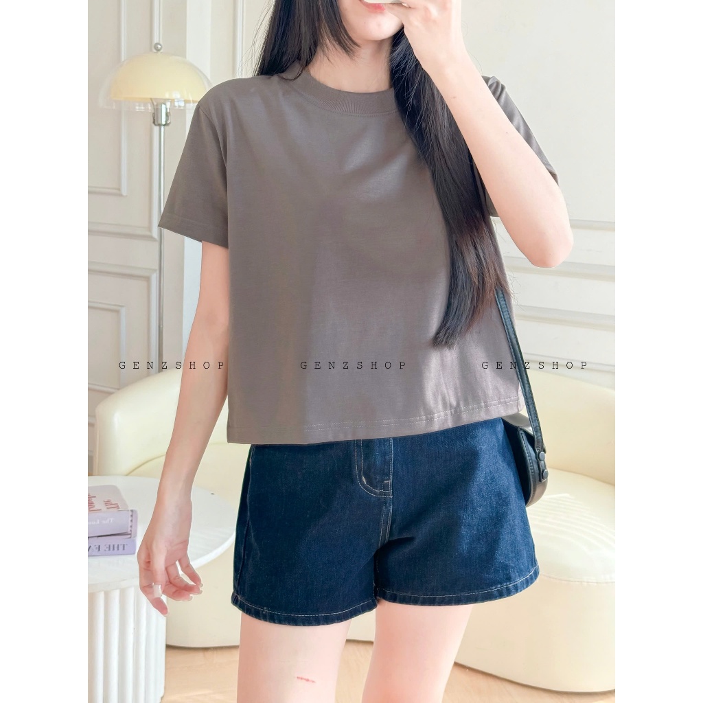 ÁO THUN CRT BOXY FORM RỘNG DÁNG LỠ DỄ PHỐI ĐỒ BST2025 | BigBuy360 - bigbuy360.vn