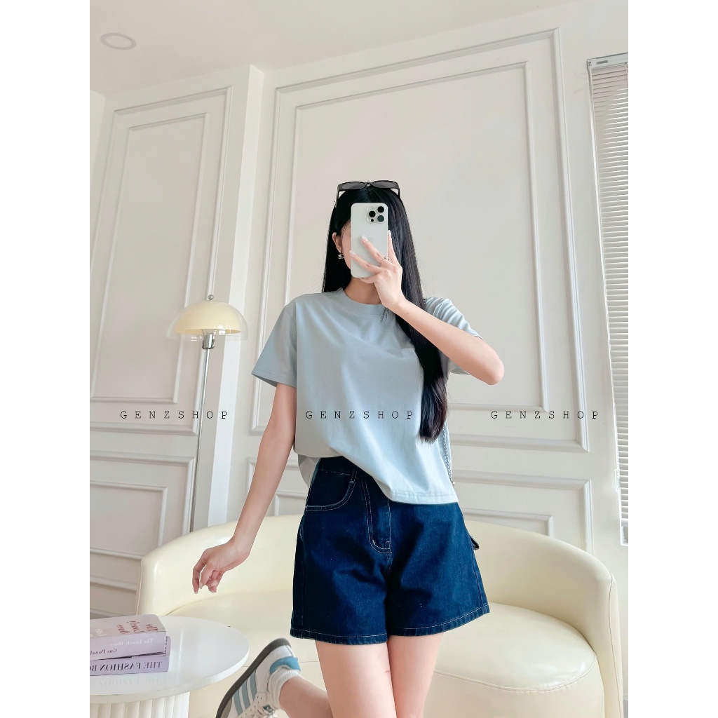 ÁO THUN CRT BOXY FORM RỘNG DÁNG LỠ DỄ PHỐI ĐỒ BST2025 | BigBuy360 - bigbuy360.vn