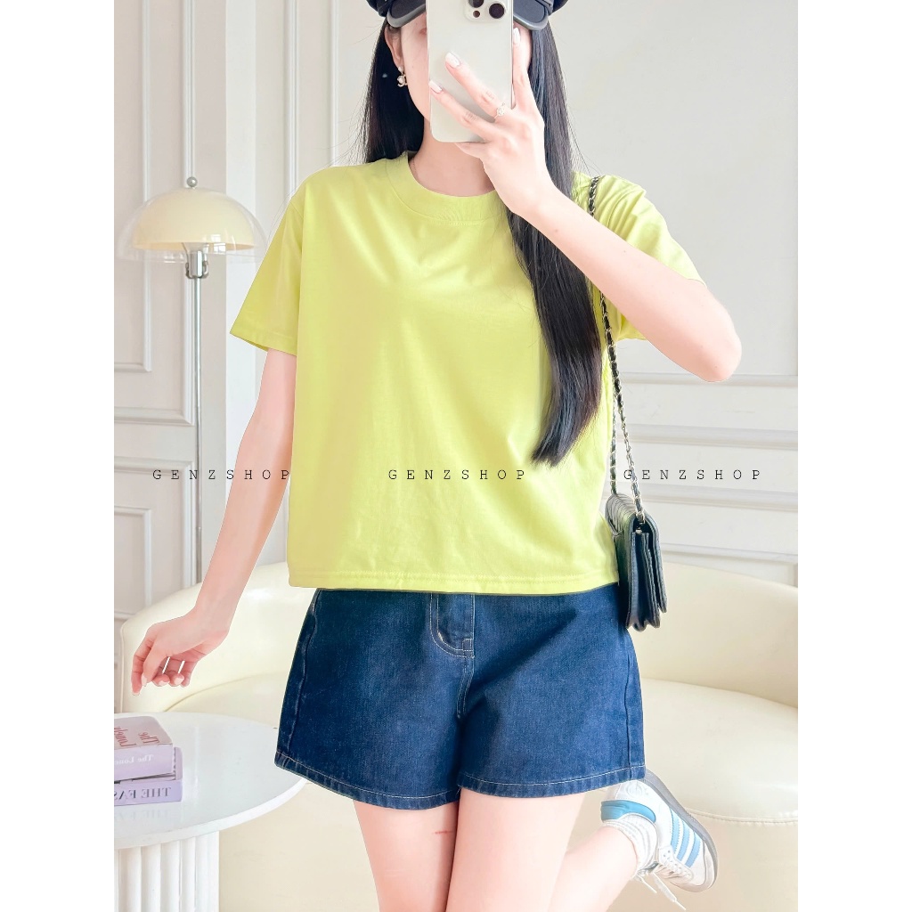ÁO THUN CRT BOXY FORM RỘNG DÁNG LỠ DỄ PHỐI ĐỒ BST2025 | BigBuy360 - bigbuy360.vn