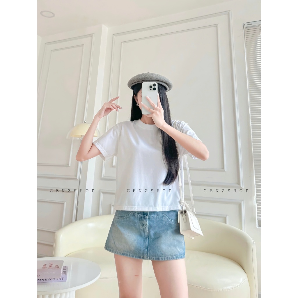 ÁO THUN CRT BOXY FORM RỘNG DÁNG LỠ DỄ PHỐI ĐỒ BST2025 | BigBuy360 - bigbuy360.vn
