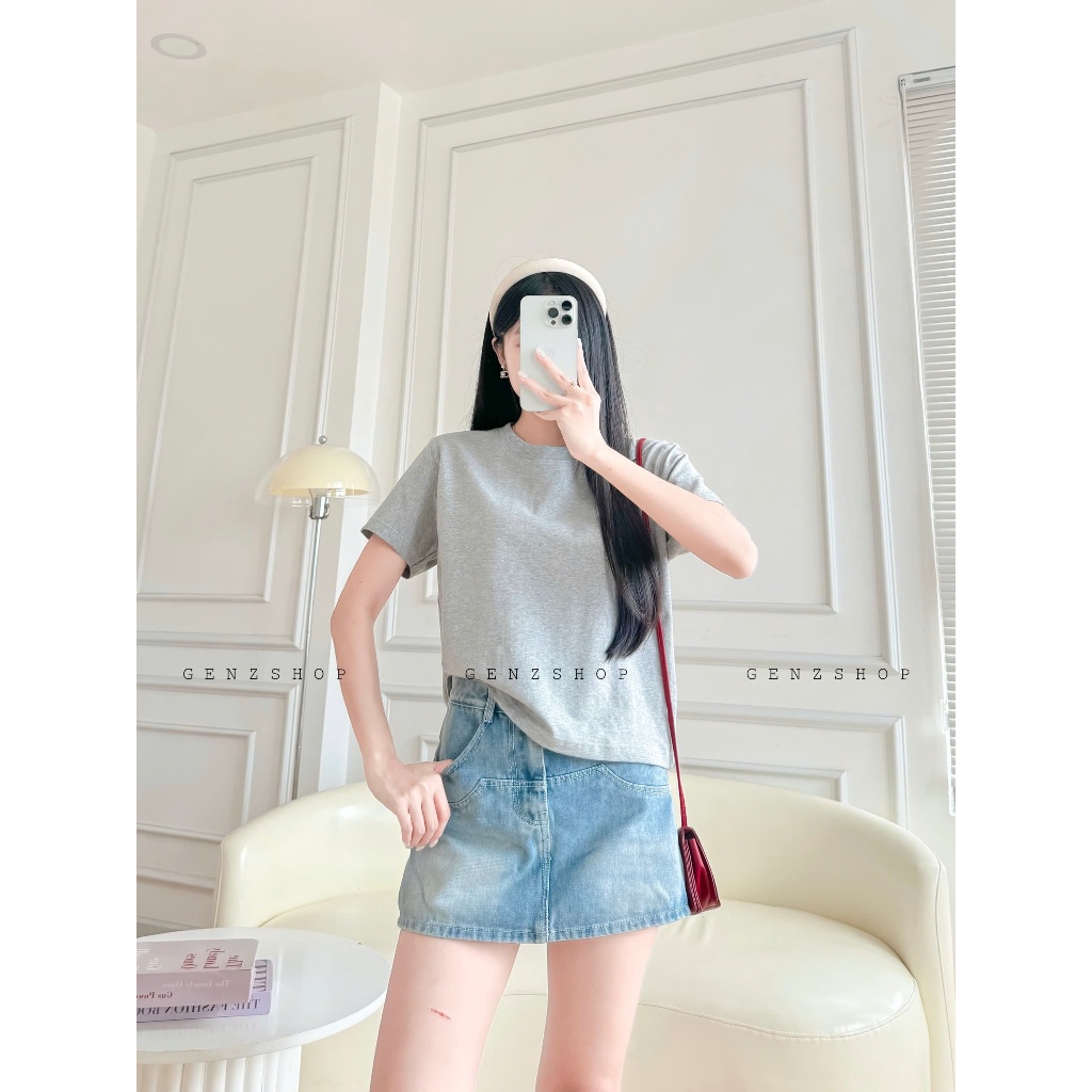 ÁO THUN CRT BOXY FORM RỘNG DÁNG LỠ DỄ PHỐI ĐỒ BST2025 | BigBuy360 - bigbuy360.vn