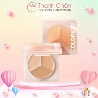 Bảng che khuyết điểm 3 màu Colorkey Targeting Three-Colour Concealer Palette
