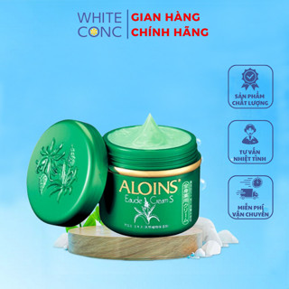  Kem lô hội dưỡng da Aloins Eaude Cream S dưỡng ẩm trắng hồng toàn thân White Conc Nhật Bản 180g 