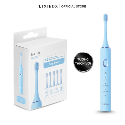 [Phụ Kiện Halio Sonic SmartClean] Set 5 Đầu Bàn Chải Thay Thế Chính Hãng