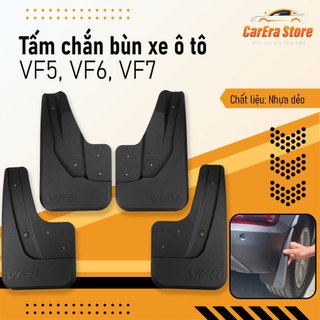 Bộ 4 tấm chắn bùn xe VF5, VF6, VF7, VF8 giúp hạn chế bùn đất bắn lên xe, giữ gìn vệ sinh cho xe.