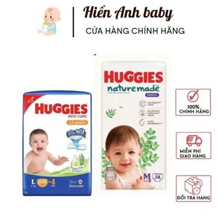 Bỉm/Tã dán/quần cho bé Huggies Nature Made thiết kế siêu mỏng.