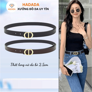 Thắt Lưng Nữ Cao Cấp HADADA DV80, Thiết Kế Mặt Kim Loại Tinh Xảo, Phong Cách Sang Trọng Và Hiện Đại