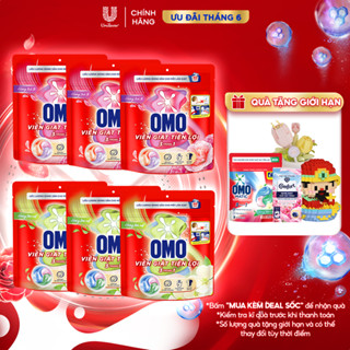 Combo 3 túi viên giặt tiện lợi OMO 3 trong 1 (30 viên/50 viên)