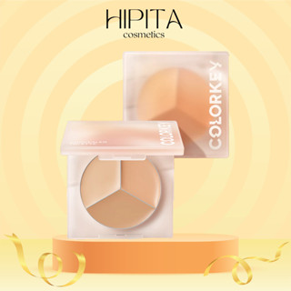 Bảng che khuyết điểm 3 màu Colorkey Targeting Three-Colour Concealer Palette