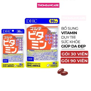  Viên uống vitamin tổng hợp DHC Multi Vitamins bổ sung Vitamin B C D E tăng sức đề kháng - Chính hãng DHC Nhật Bản 