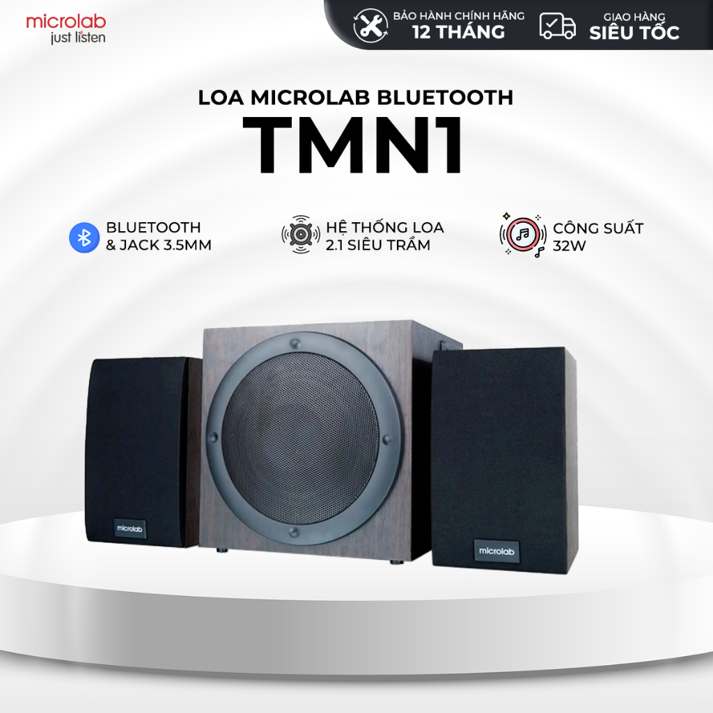 Loa Bluetooth Microlab TMN1/2.1BT - Hệ Thống Loa 2.1