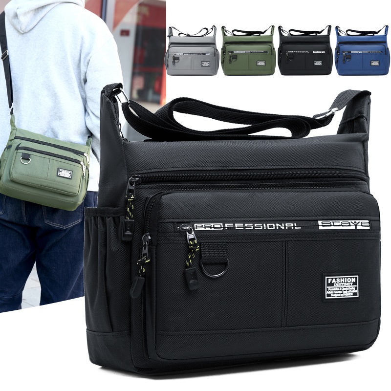 Túi đeo chéo thể thao nam nữ vải canvas