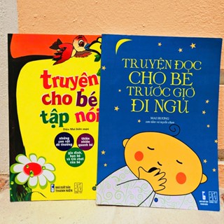 Sách - Combo Truyện cho bé tập nói & Truyện đọc cho bé trước giờ đi ngủ (Tranh màu)