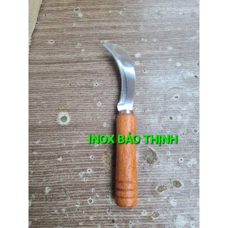 Dao cắt chuối cán inox và cán gỗ (Hàng dày)
