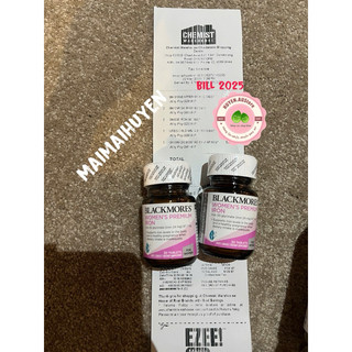 (Đủ bill+Tem Chemist) Sắt Bầu Blackmore Lọ 30v
