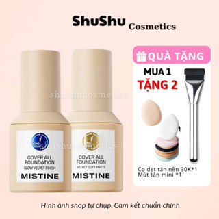 [TẶNG-CỌ TÁN NỀN] Kem Nền Dưỡng Ẩm MISTINE Dạng Lỏng Che Khuyết Điểm Kiềm Dầu Hiệu Quả Lâu Trôi SHUSHU COSMETICS