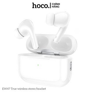 Tai Nghe Bluetooth Hoco EW47 TWS 5.3 Tích Hợp Mic Đàm Thoại, Nghe Nhạc Bass Căng 7H, Kèm Đệm Tai Êm Ái
