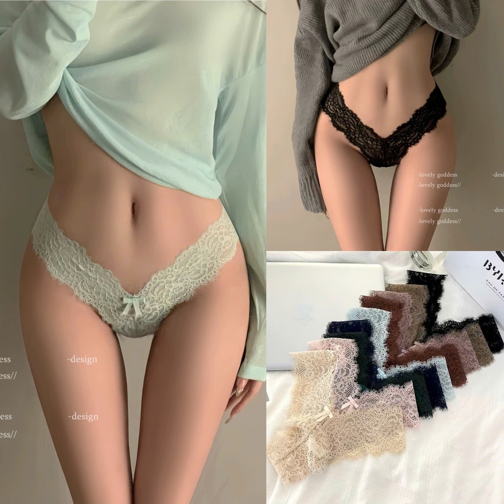 Quần Lọt Nữ Khe Ren Mềm Chữ Y Cao Cấp Kèm Nơ Tông Màu Tây Quyến Rũ Sang Chảnh QL064 | BigBuy360 - bigbuy360.vn
