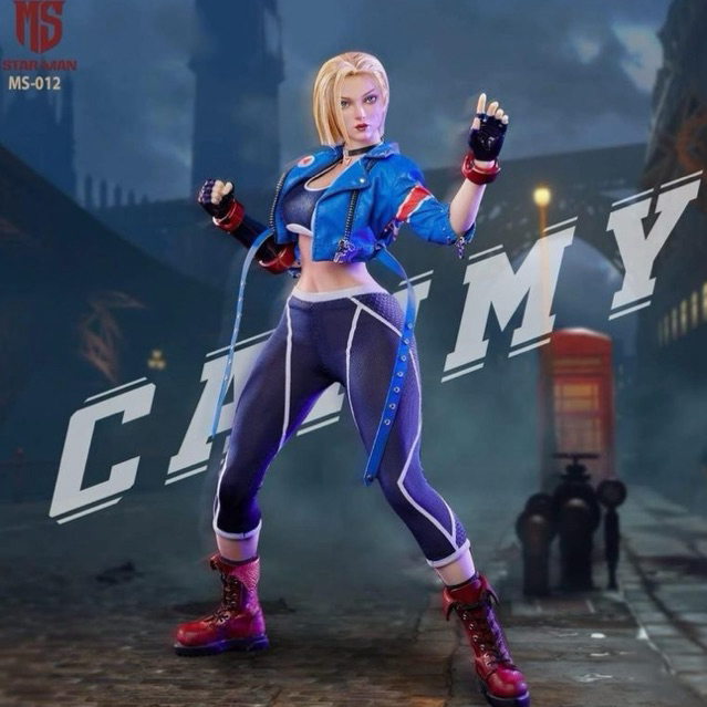 MÔ HÌNH STARMAN - STREET FIGHTER - CAMMY  - 1/6 ACTION FIGURE - SILICON BODY