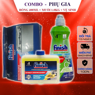 Combo Bóng Muối Vệ Sinh Finish Cho Máy Rửa Bát - Lựa chọn Linh hoạt, Tối ưu và Tiết kiệm