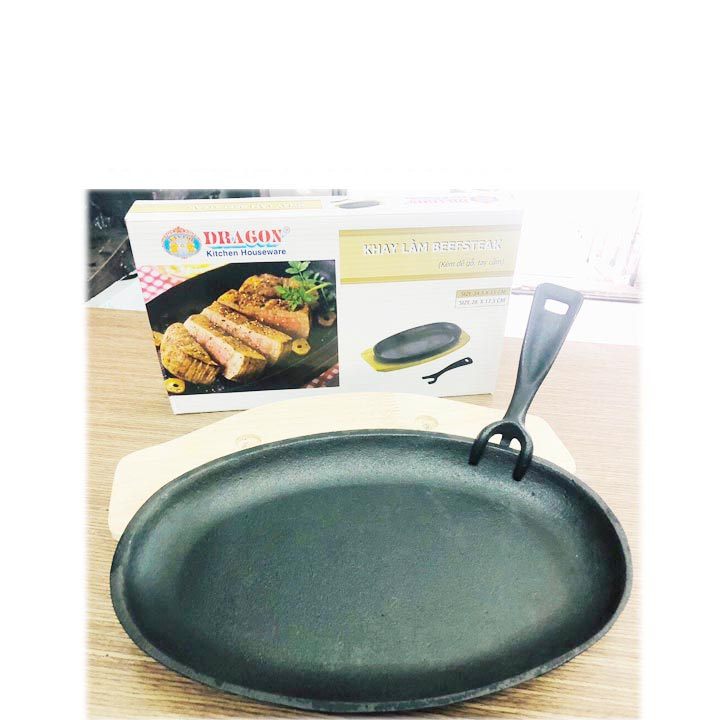 Bò né (kèm đế gỗ và tay cầm)