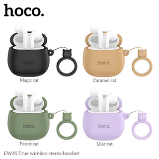 Tai Nghe Bluetooth 5.3 Hoco EW45 TWS – Nghe Nhạc 4H, Có Mic Đàm Thoại, Kèm Case Silicon Cute Cat