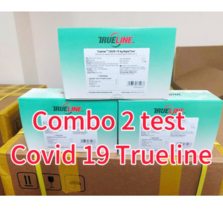 2 bộ kit test nhanh Covid 19 hãng TRUELINE chính xác 99,9% dùng cho thử tại nhà (Che tên sản phẩm)