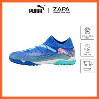  Giày đá bóng sân cỏ nhân tạo PUMA Future 7 Pro Cage TT chính hãng - màu Xanh dương 