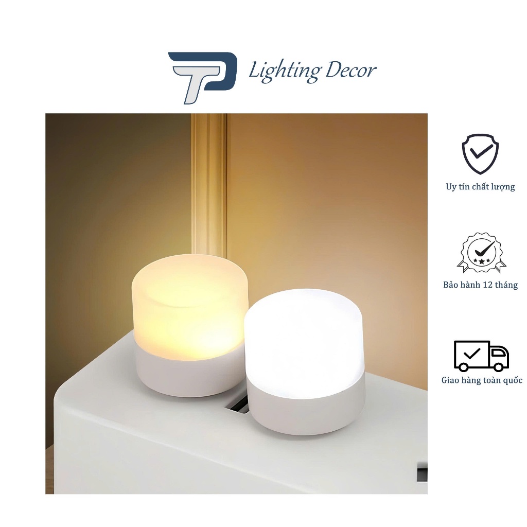 Đèn Ngủ Led Mini Cổng USB Dùng Đọc Sách Bảo Vệ Mắt Gắn Máy Tính Củ Sạc Thiết Kế Đơn Giản Tiện Dụng TPLIGHTING