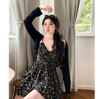 SẴN [Bigsize 55-100kg] Set Đầm Hoa Nhí Bigsize Xoè Nhẹ Dáng Ngắn Tôn Dáng,Nhấn Eo Nữ Tính, Mặc Đi Chơi- Hẹn Hò