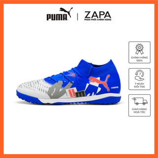 Giày đá bóng sân cỏ nhân tạo PUMA FUTURE 8 MATCH FOREVER TT chính hãng - màu Xanh dương/Trắng