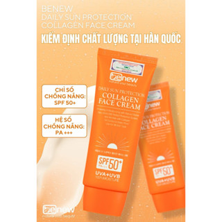 Hàng chính hãng- Kem chống nắng dành cho nam giới đi biển Benew collagen face spf 50 pa+++ Hàn quốc