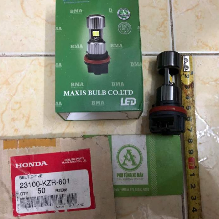 Bóng đèn pha HS5 Led [ màu vàng ] cho xe Air Blade 2011 / Lead - khách hàng kiểm tra kỹ trước khi đặ