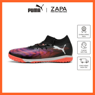  Giày đá bóng sân cỏ nhân tạo PUMA FUTURE 8 MATCH TT chính hãng - màu Tím Cam Đen 
