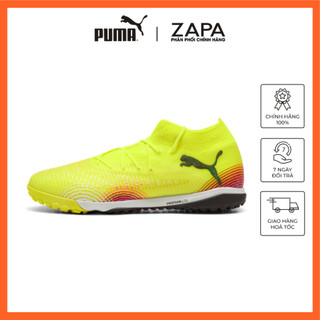 Giày đá bóng sân cỏ nhân tạo Puma Future 8 Pro Cage Alert đế TF chính hãng - màu Xanh chuối