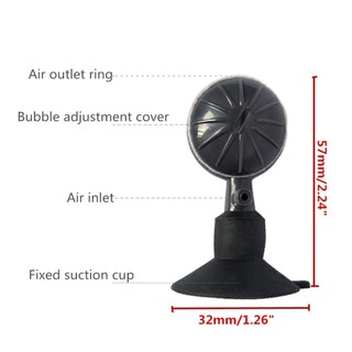 Quả sủi oxy bể cá cảnh Air Plastic Diffuser