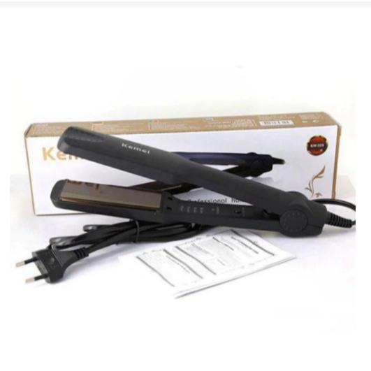 Máy Là Duỗi Thẳng Tóc 4 Mức Nhiệt KEMEI 329 - Dụng Cụ Tạo Kiểu, Làm Đẹp, Là Thẳng Tóc
