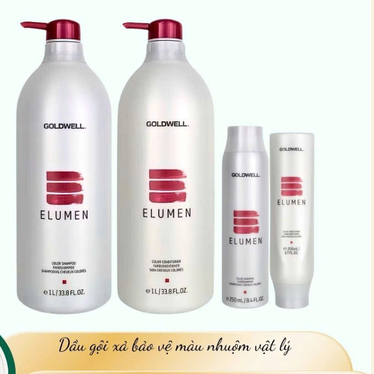 Dầu gội xả Goldwell Elumen dành cho tóc nhuộm (Goldwell Elumen Color Shampoo & Conditioner)