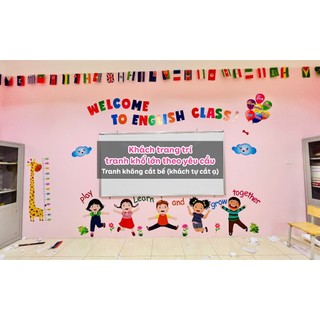 (Có sẵn) Trang trí phòng Tiếng Anh - TA037