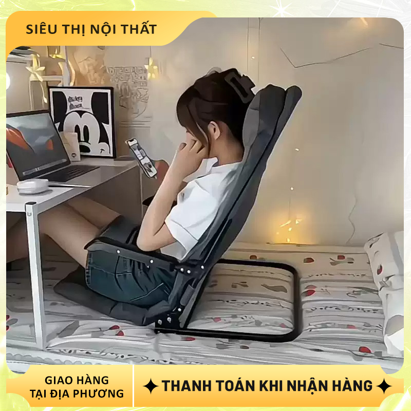 Ghế Bệt Tựa Lưng Gấp Gọn Đa Năng, Ghế Ngồi Thư Giãn, Du Lịch Dã Ngoại