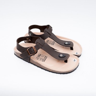( Lót Chống Nước ) Sandal Đế Trấu BIOLINE Official Quai xỏ ngón chất liệu Da Bò - DK10