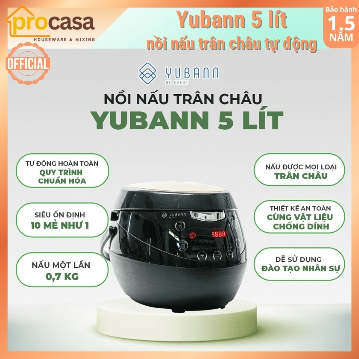 Nồi nấu trân châu tự động đa năng Yubann CSX805X-5 Lít  - CSX905X-8 lít